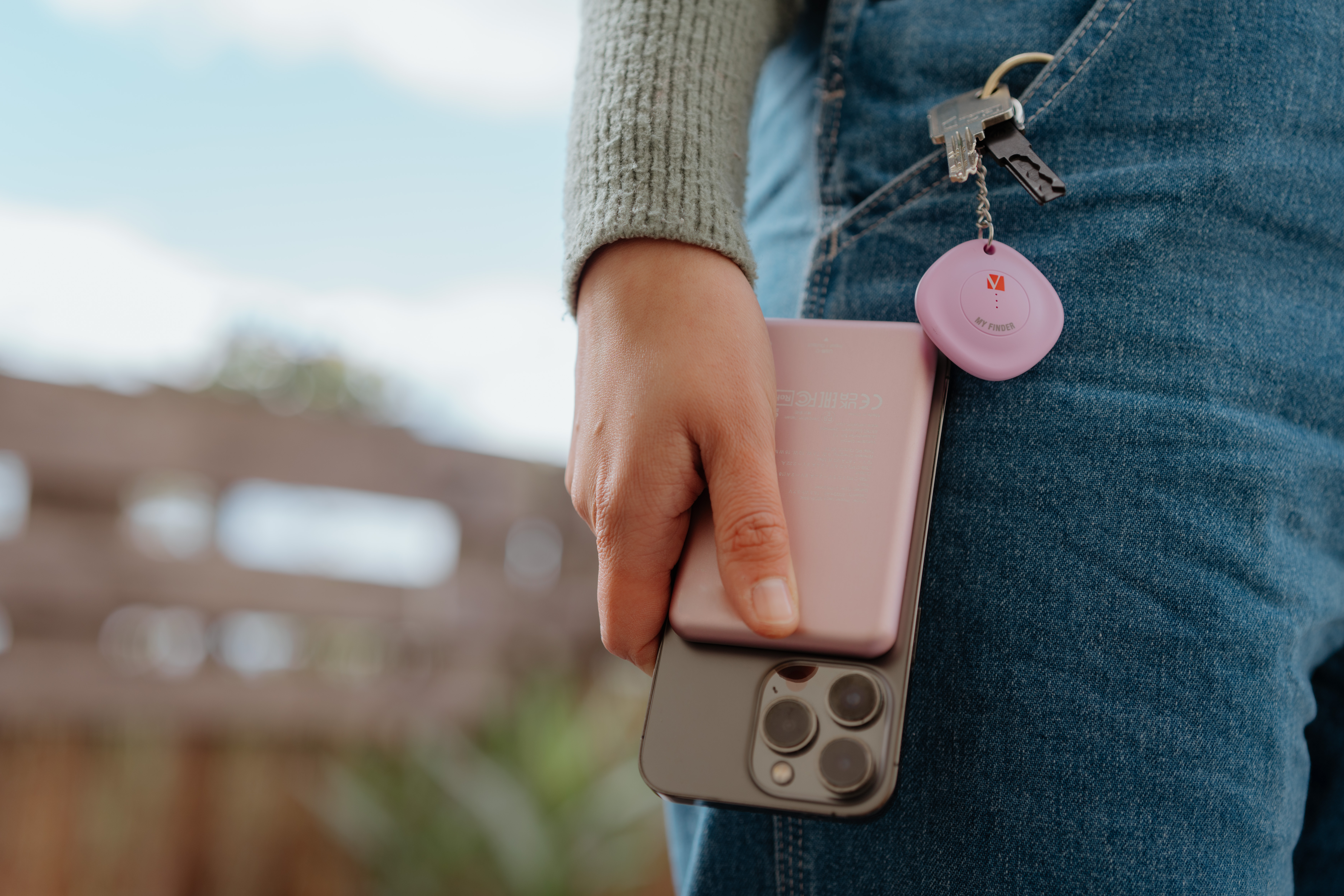 Charge 'n' Go Magnetic Wireless Power Bank 5000mAh Pink