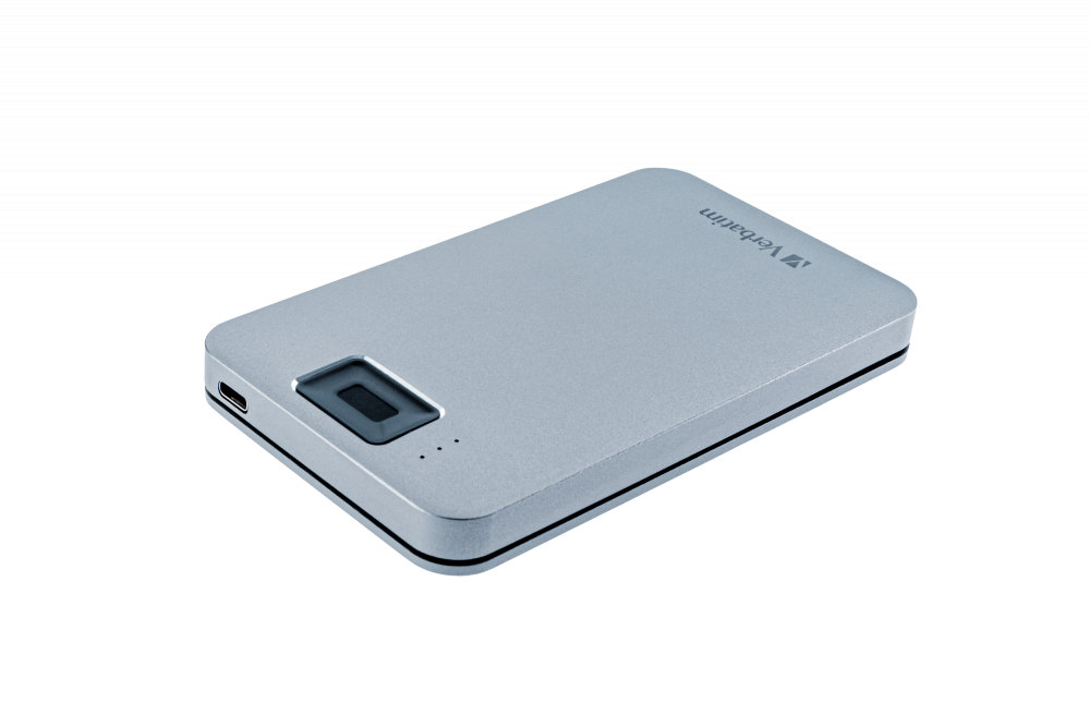 Executive Fingerprint Secure Portable Hard Drive USB 3.2 Gen 1