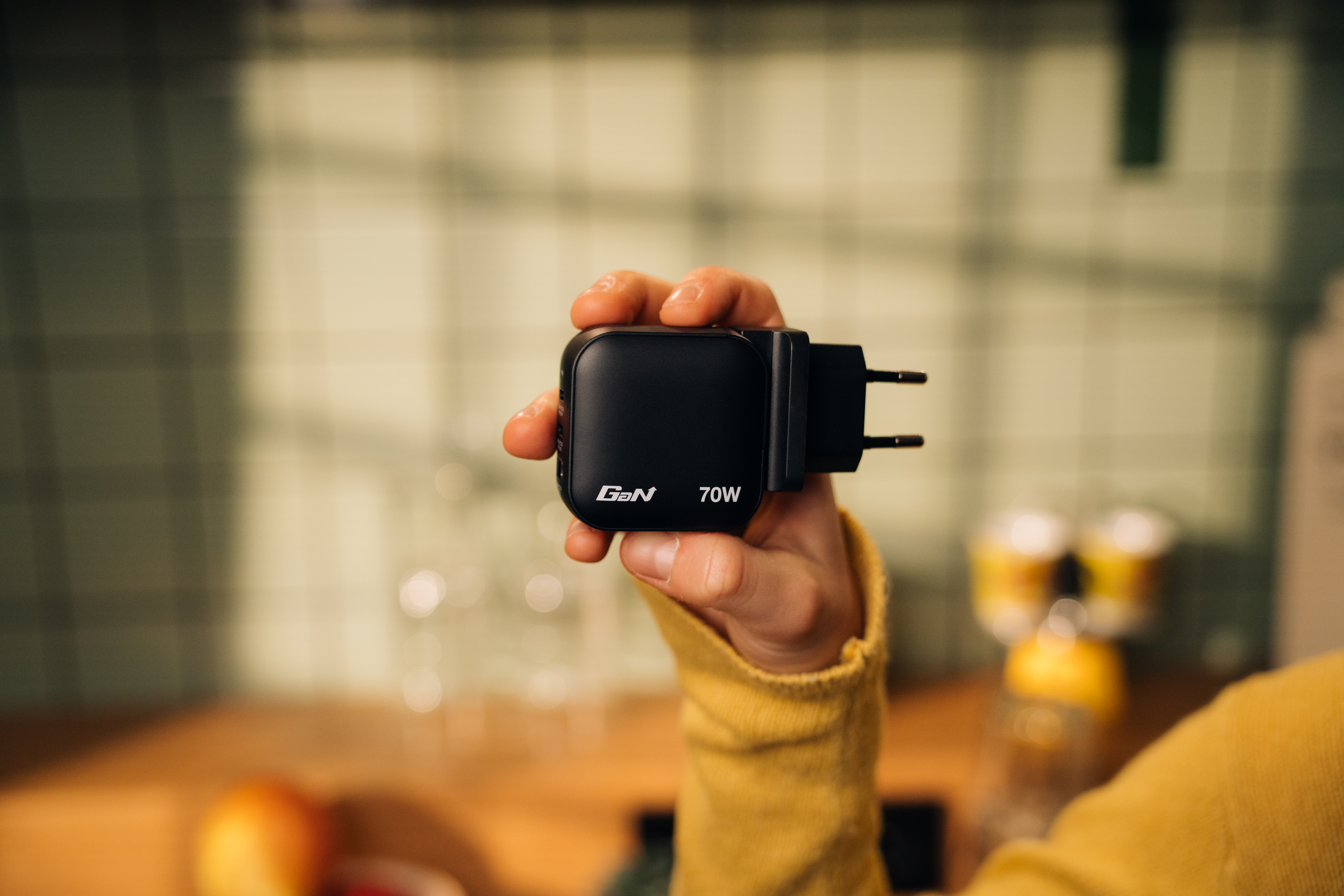 Mini GaN Wall Charger 70W 3 Port