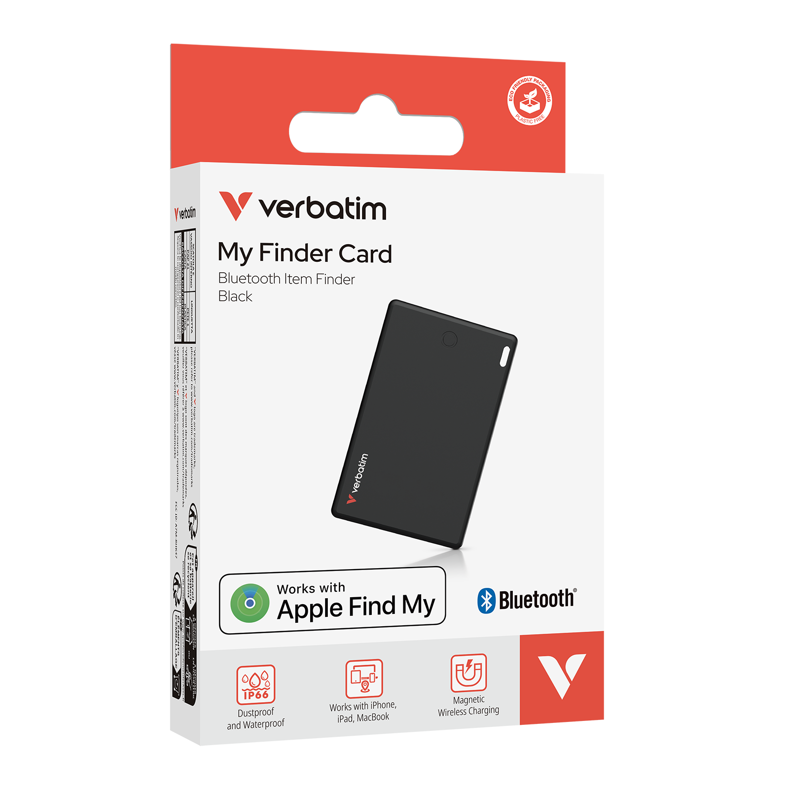 My Finder Card Bluetooth Tracker - 1 pack Black