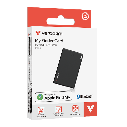 My Finder Card Bluetooth Tracker - 1 pack Black