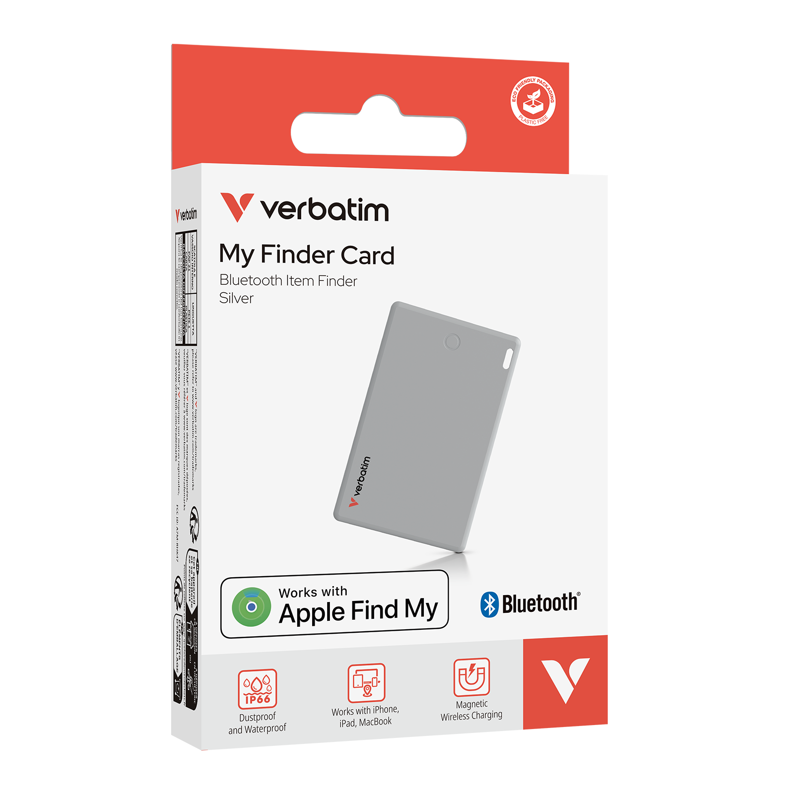 My Finder Card Bluetooth Tracker - 1 pack Silver