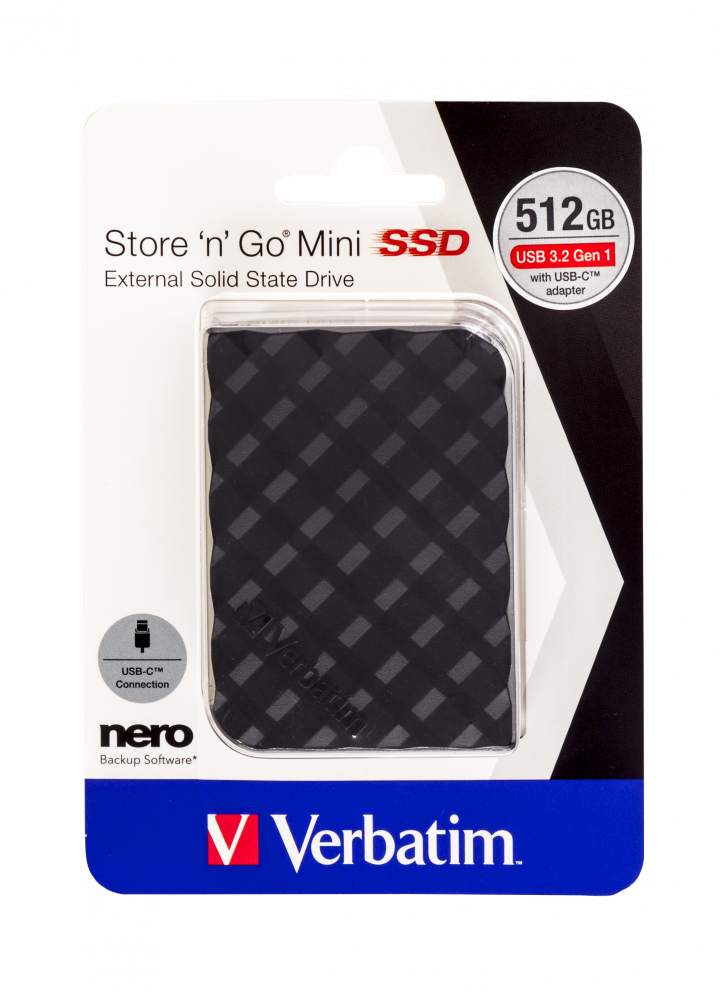Mini SSD Store 'n' Go USB 3.2 Gen 1 512GB